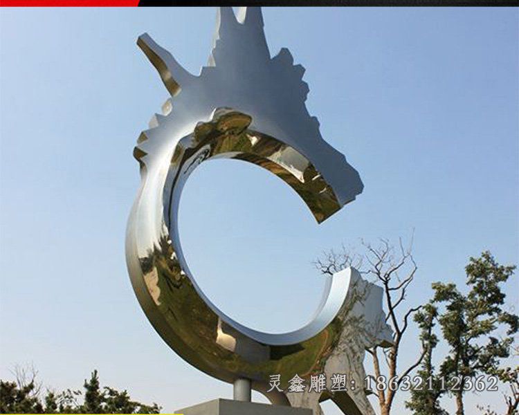 不锈钢公园景观雕塑 (25)