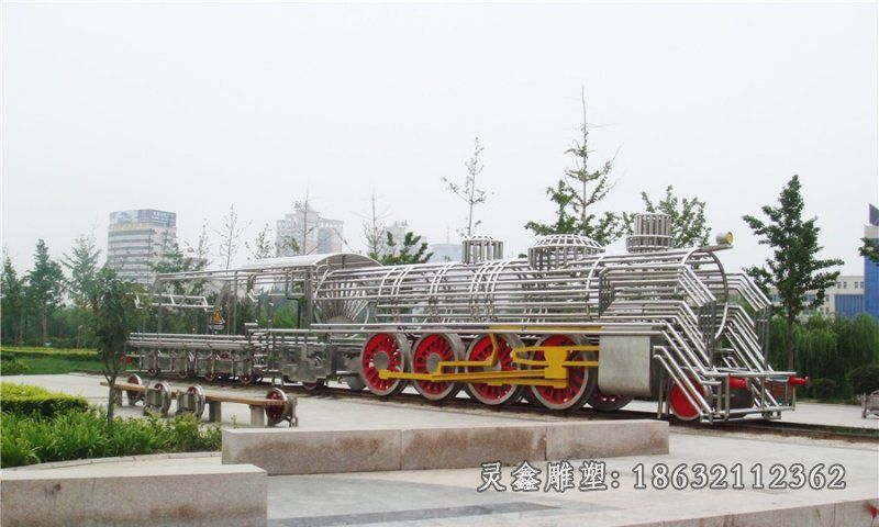 不锈钢城市景观雕塑 (43)