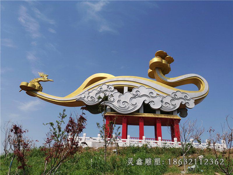 不锈钢城市景观雕塑 (59)