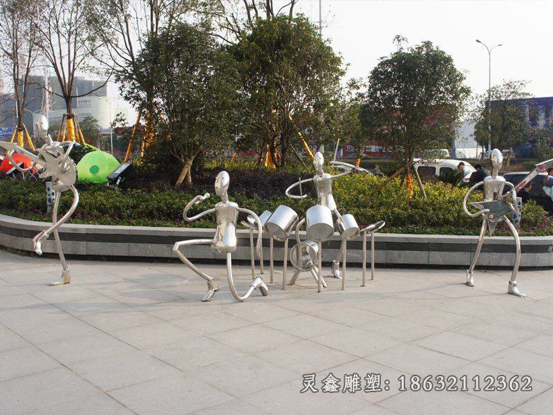 不锈钢城市景观雕塑 (55)