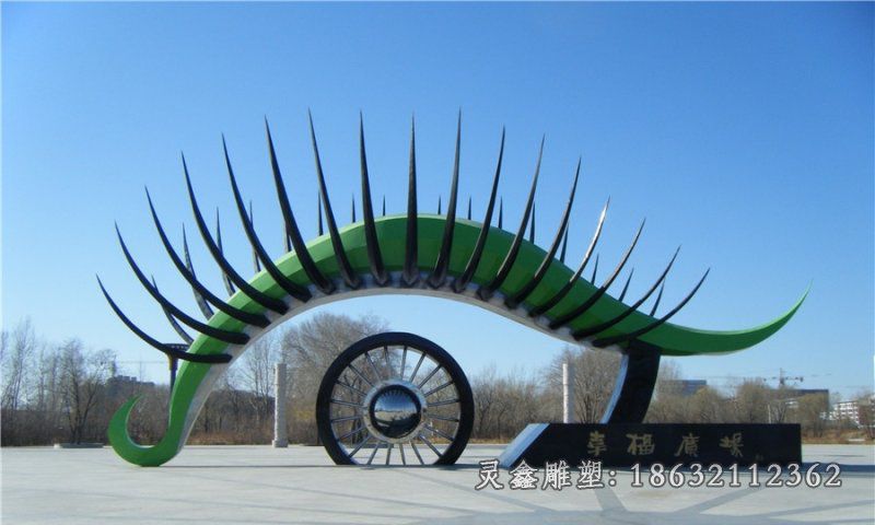 不锈钢城市景观雕塑 (67)