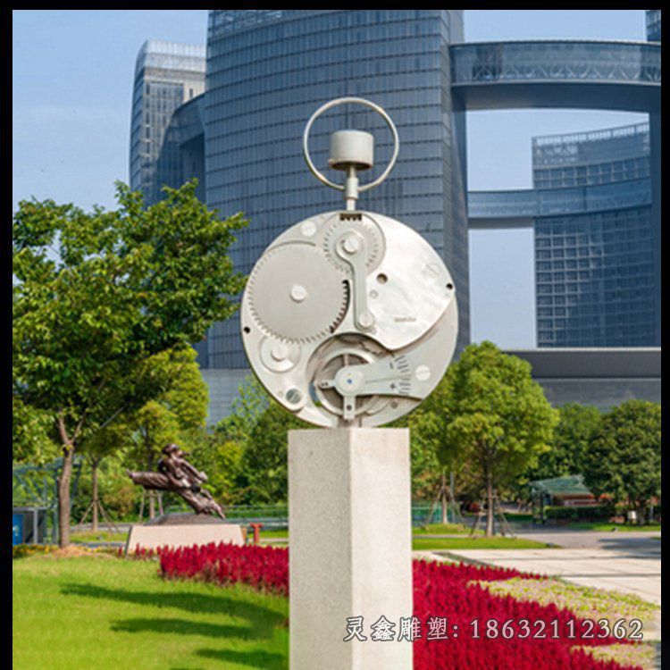 不锈钢城市景观雕塑 (81)