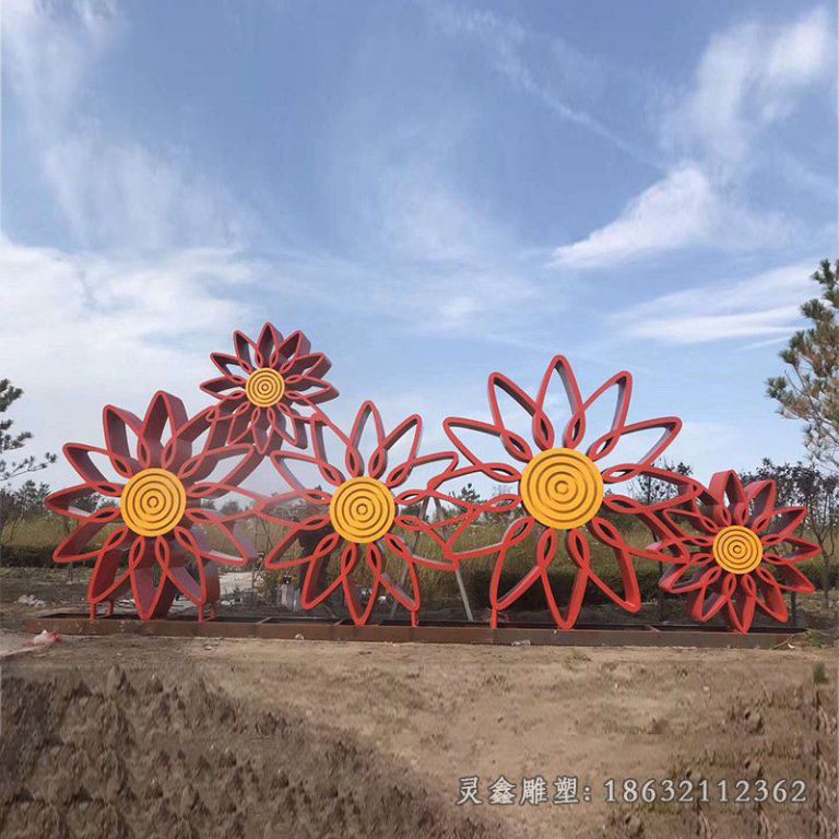 不锈钢广场抽象雕塑 (133)