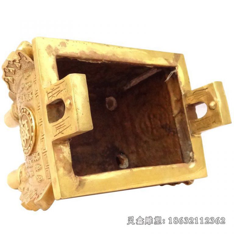黄铜鼎，黄铜方鼎，黄铜鼎盛 (1)