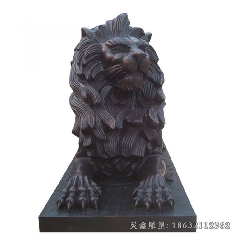 欧式狮子铜雕