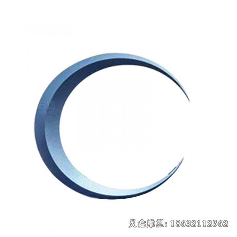 不锈钢圆环景观雕塑 (29)