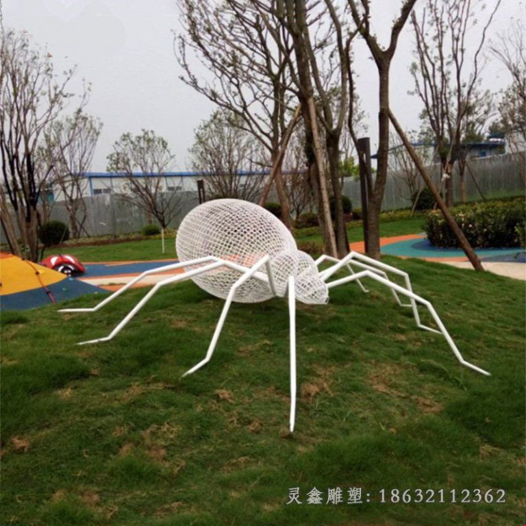 不锈钢蜘蛛雕塑 (6)