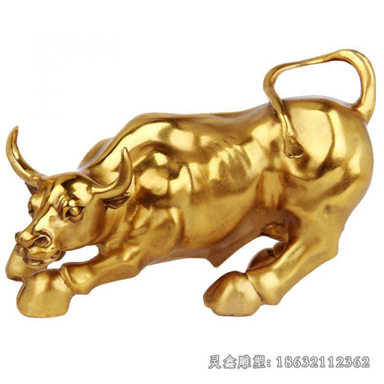 铜雕牛，华尔街牛