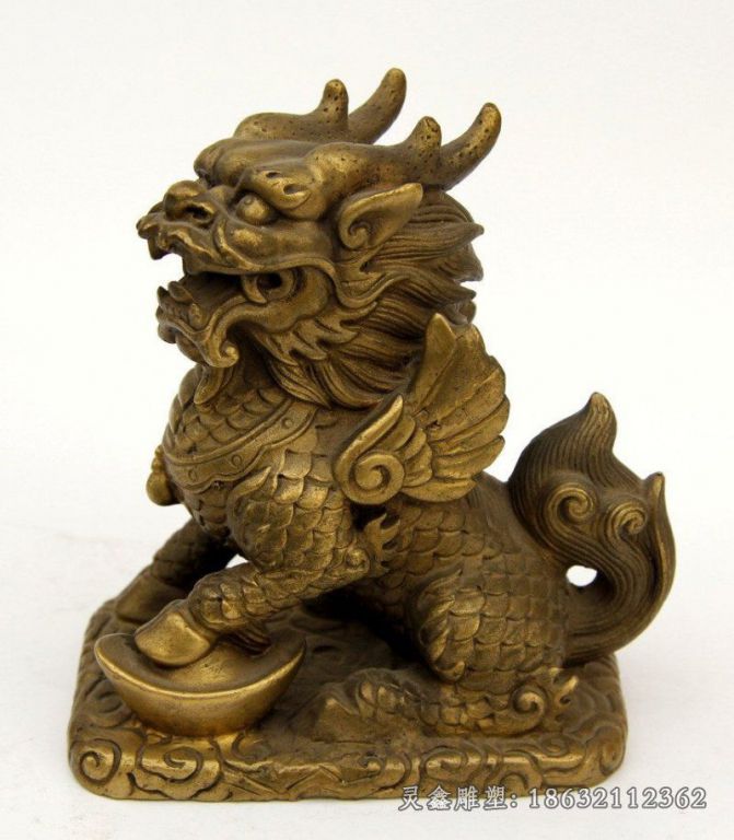 铜雕貔貅，铜雕神兽_看图王