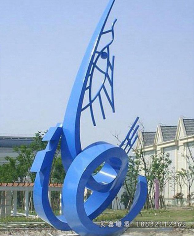 不锈钢城市景观雕塑 (11)