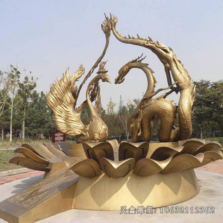 不锈钢凤凰雕塑 (42)