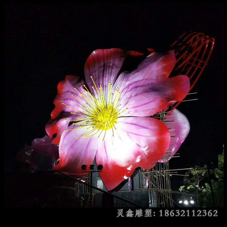 不锈钢花朵雕塑 (6)