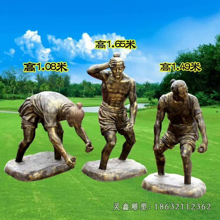 播种插秧人物铜雕 (48)