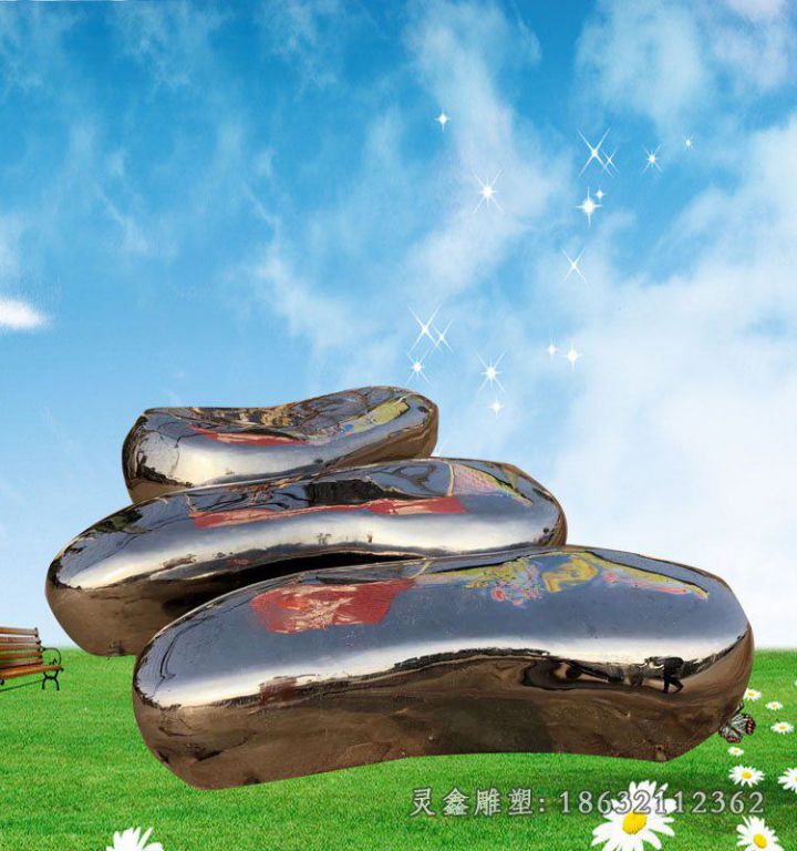不锈钢凳子雕塑 (3)