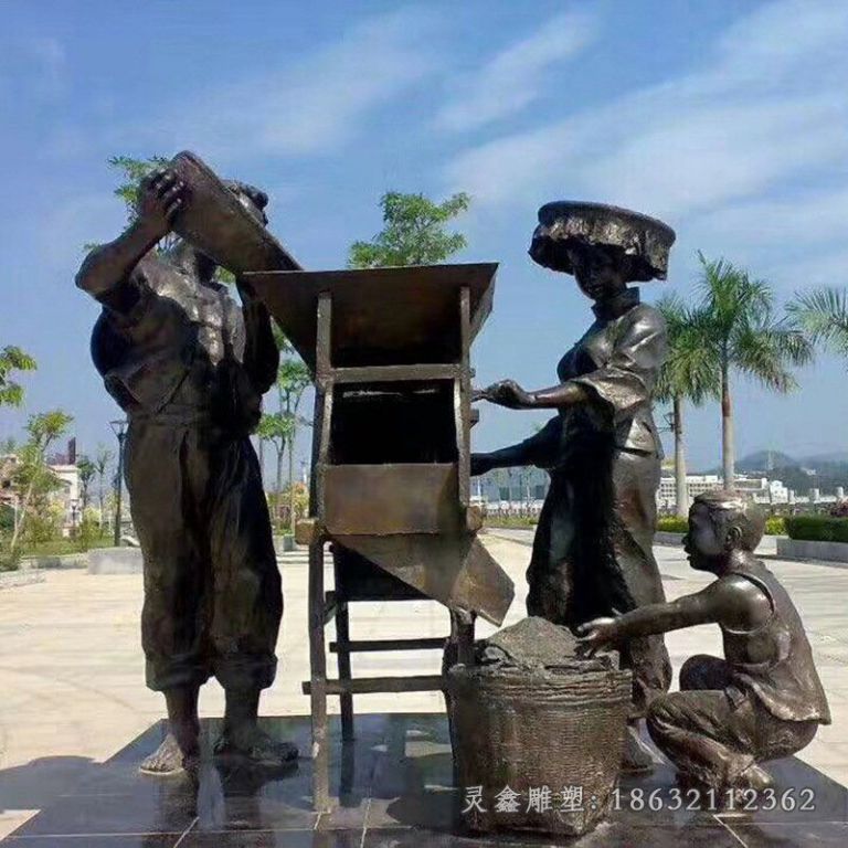 厂家定制大型铸铜雕塑石雕雕塑园林雕塑城市景观抽象铸铜人物雕塑43255