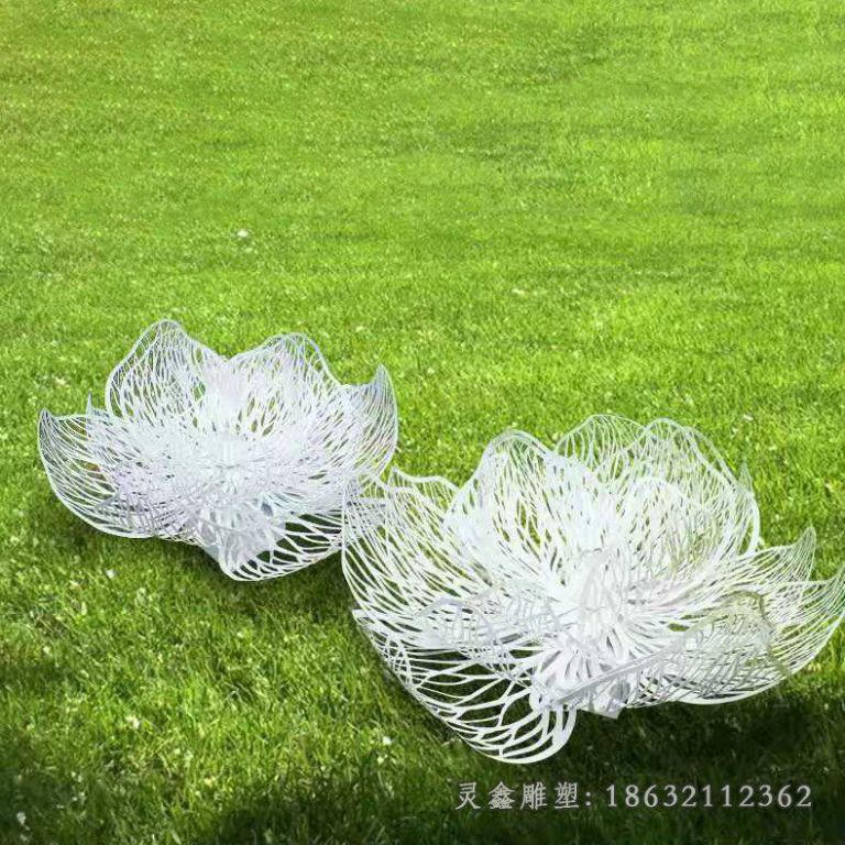 不锈钢花朵雕塑 (18)