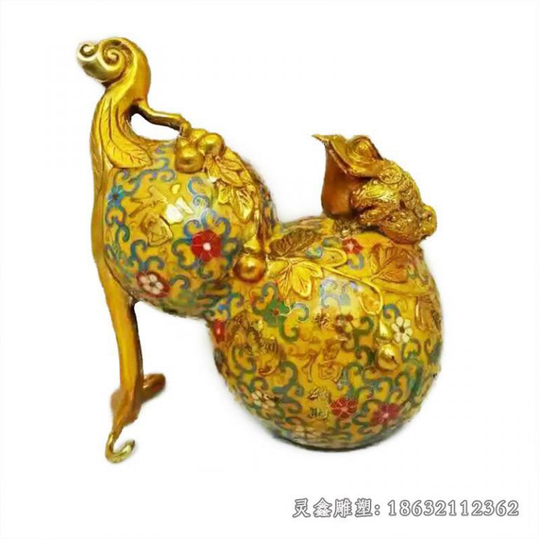 葫芦城市铜雕 (11)