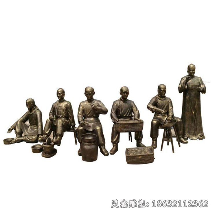 景观抽象名医塑像 铜雕中医文化雕塑 城市中医文化雕像55496