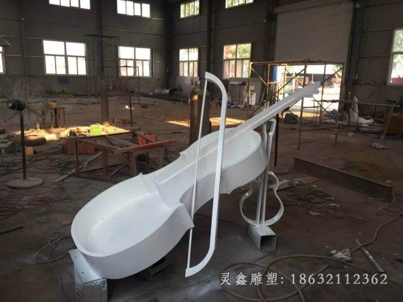 不锈钢琴雕塑 (7)