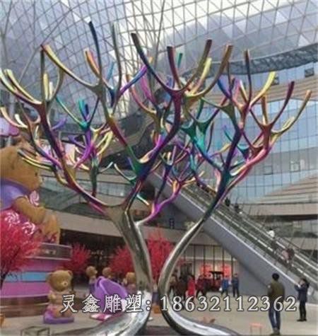 不锈钢树枝雕塑 (1)_看图王