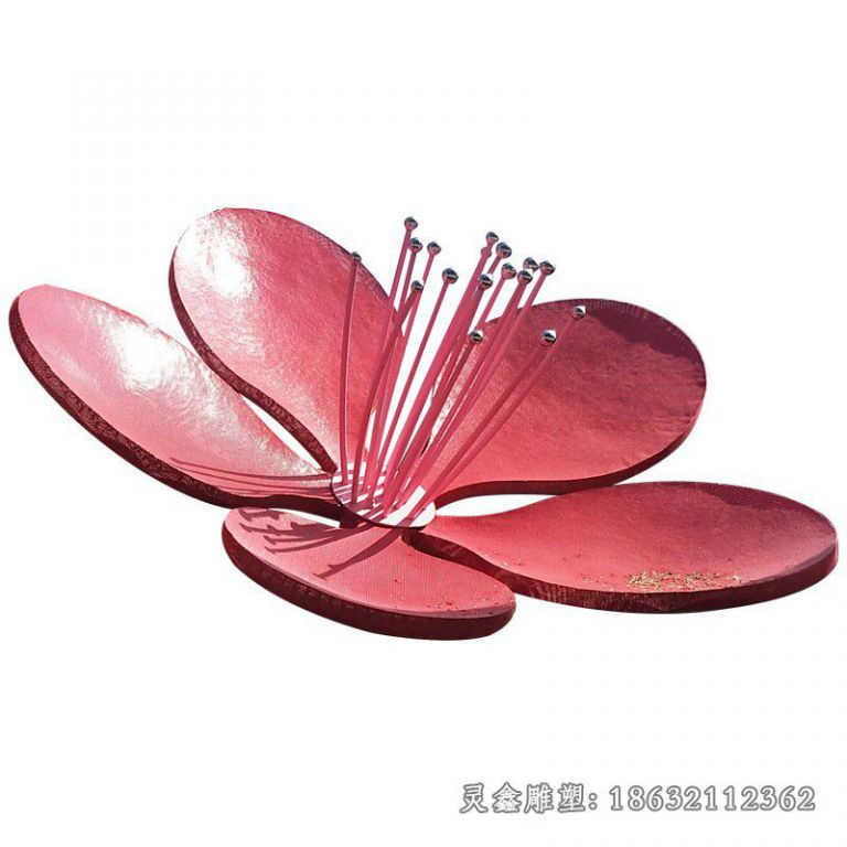 不锈钢鲜花雕塑 (36)