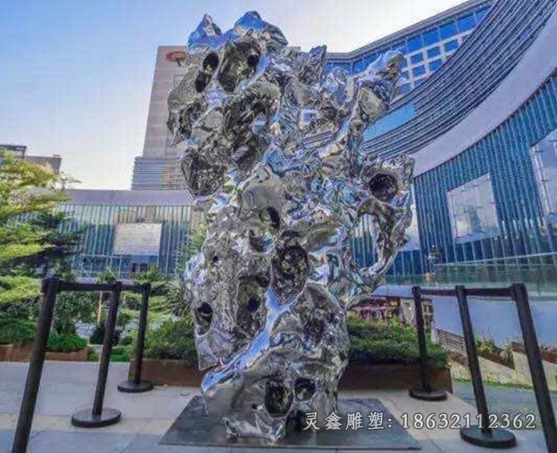 不锈钢太湖石雕塑 (6)[1]