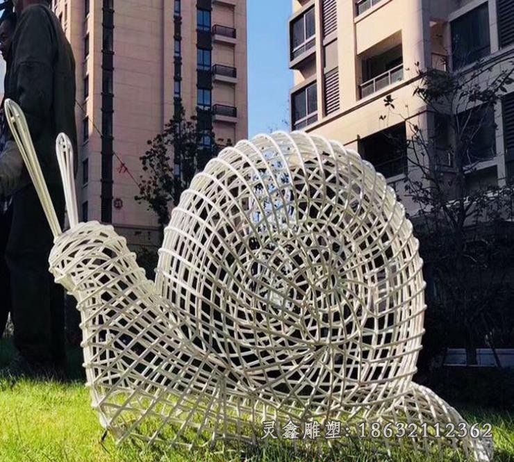 不锈钢蜗牛雕塑 (3)_看图王
