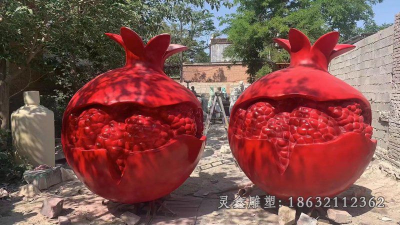玻璃钢石榴雕塑 (13)
