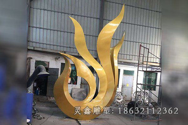 不锈钢凤凰雕塑 (3)