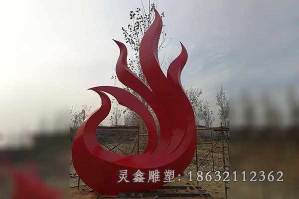 不锈钢凤凰雕塑 (5)