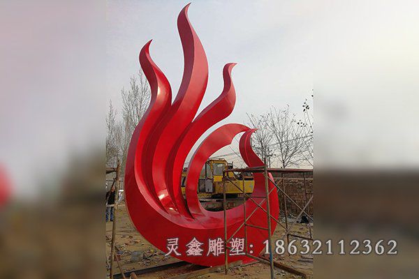 不锈钢凤凰雕塑 (6)
