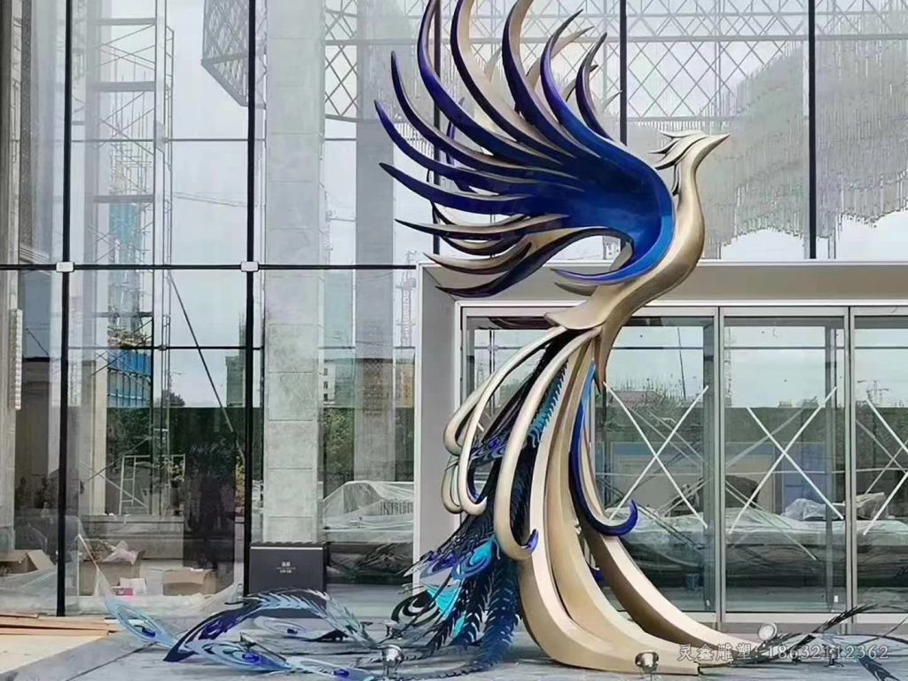 凤凰景观不锈钢雕塑