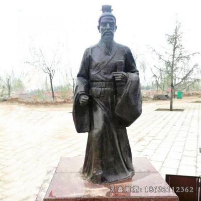 扁鹊人物标志景观铜雕 