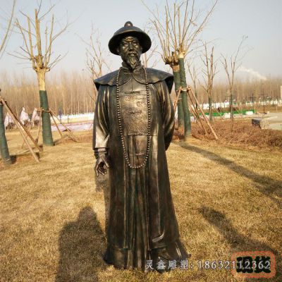 禁毒林则徐人物景观铜雕