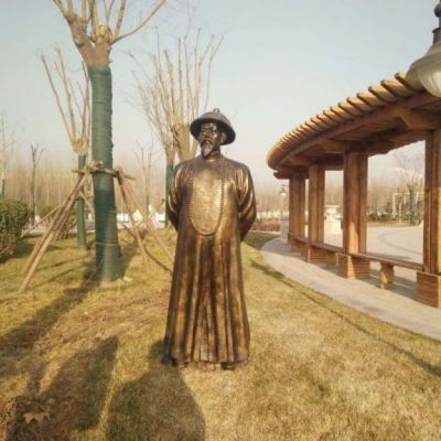 林则徐禁毒英雄人物铜雕