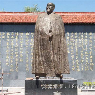 林则徐广场人物标志铜雕
