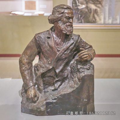 城市马克思人物景观铜雕