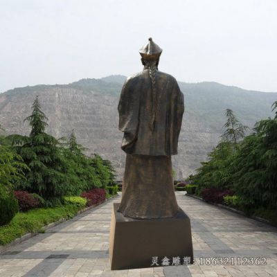 民族英雄林则徐标志铜雕 