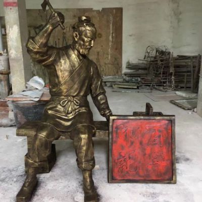 鲁班名匠景观铜雕