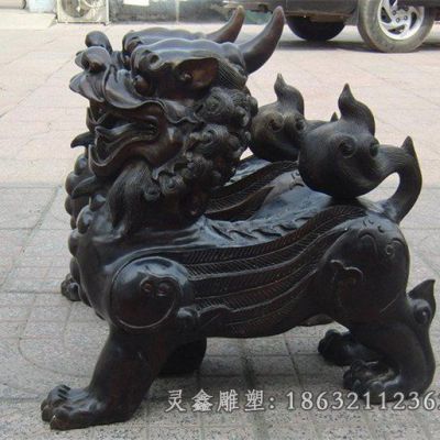 辟邪神兽貔貅铜雕