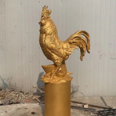 城市生肖鸡动物铜雕