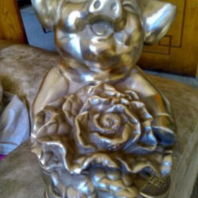 十二生肖招财猪动物铜雕