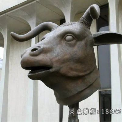 十二生肖神兽羊铜雕