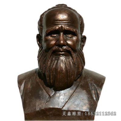 孙思邈半身像人物铜雕