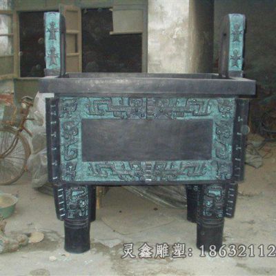 四足鼎城市标志景观铜雕