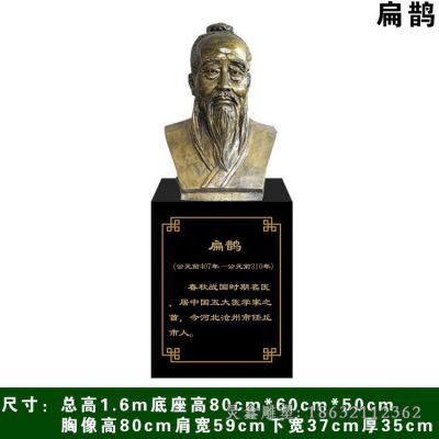 扁鹊名医人物铜雕 