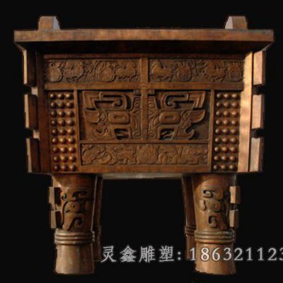 城市金鼎标志景观铜雕