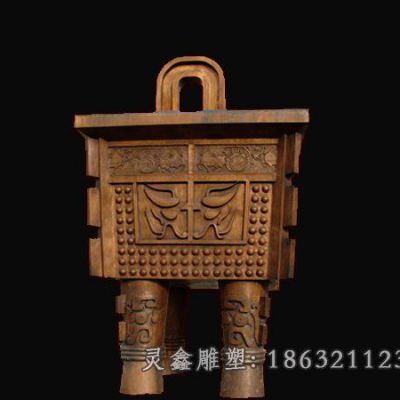 鼎城市标志文化铜雕
