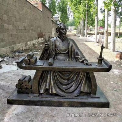古代人物张仲景景观铜雕
