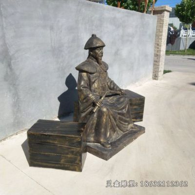 城市禁烟英雄林则徐铜雕